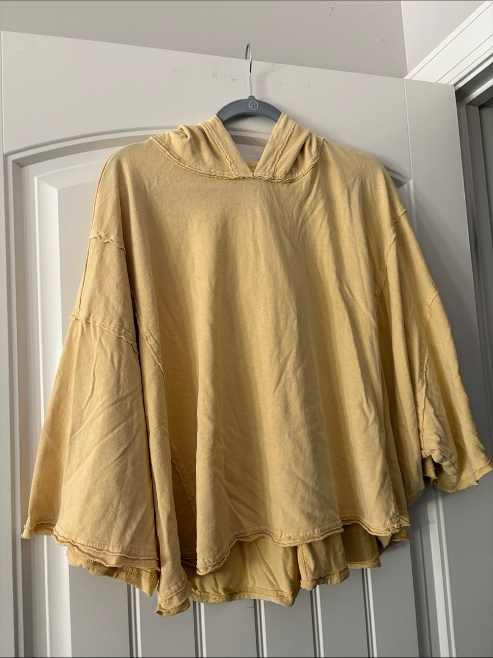 We The Free Hooded Top in Pale Yellow